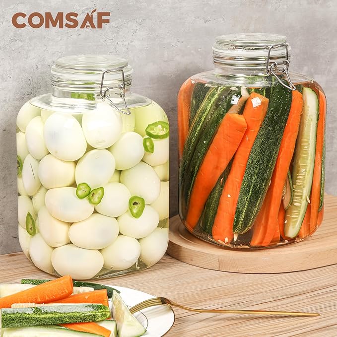 Airtight Glass Canister Set for Kitchen Storage