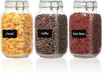 Airtight Glass Canister Set for Kitchen Storage