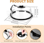 Microwave Splatter Cover with Steamer