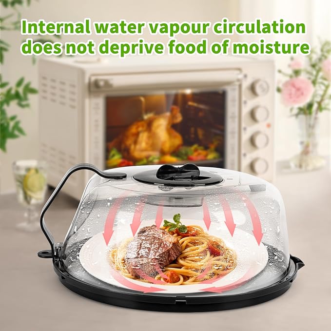Microwave Splatter Cover with Steamer