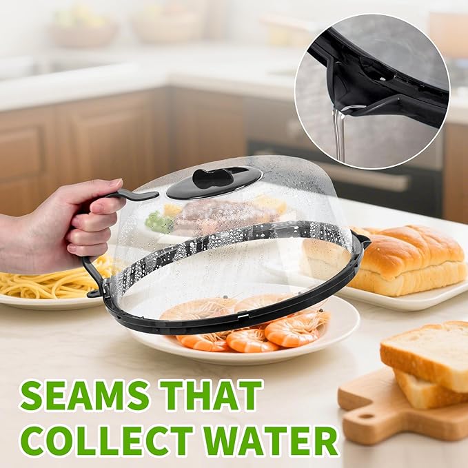 Microwave Splatter Cover with Steamer