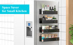Space-saving fridge organizer with spices and condiments
