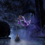 Halloween Props Garden Flying Witch